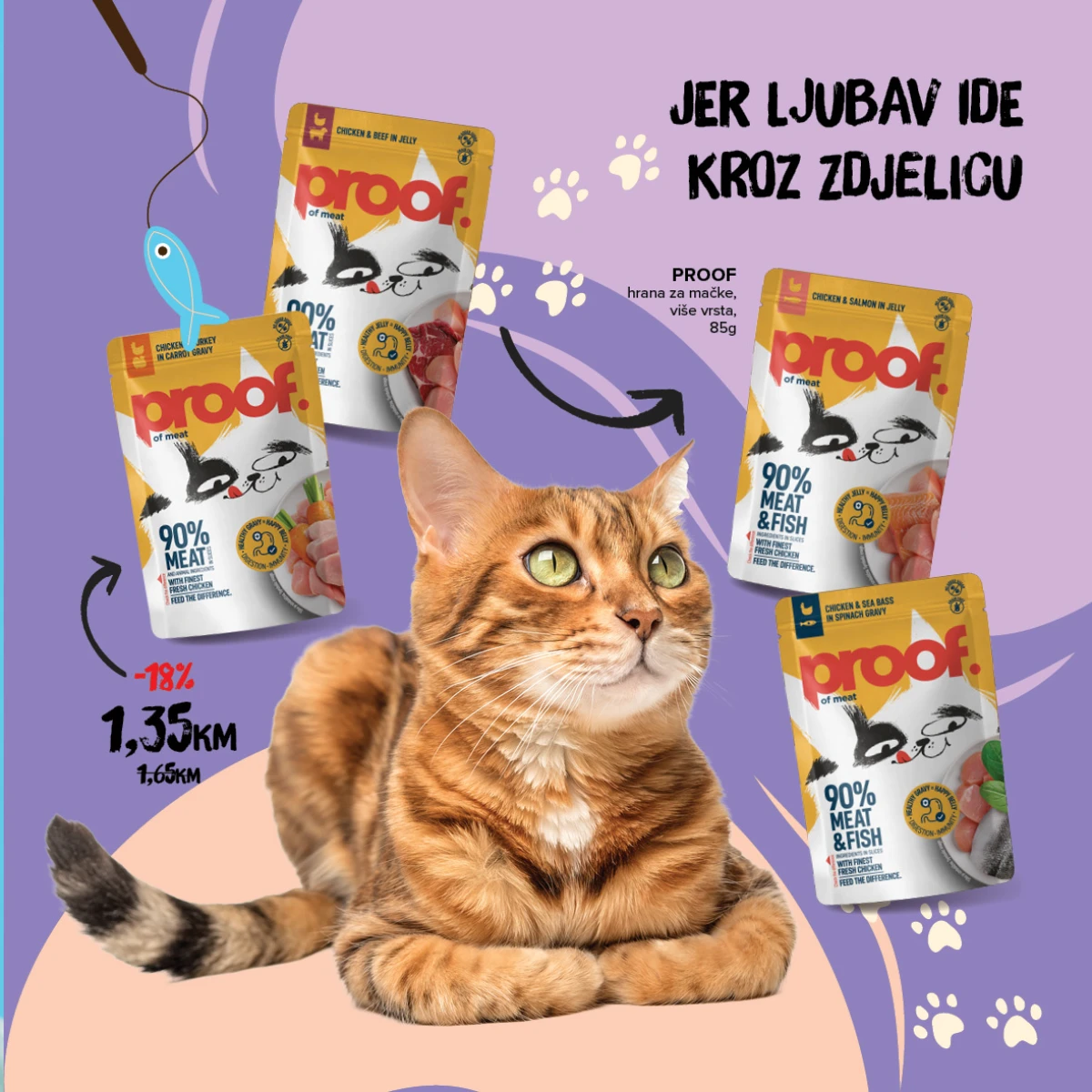 Konzum i Mercator katalog - hrana i oprema za mačke