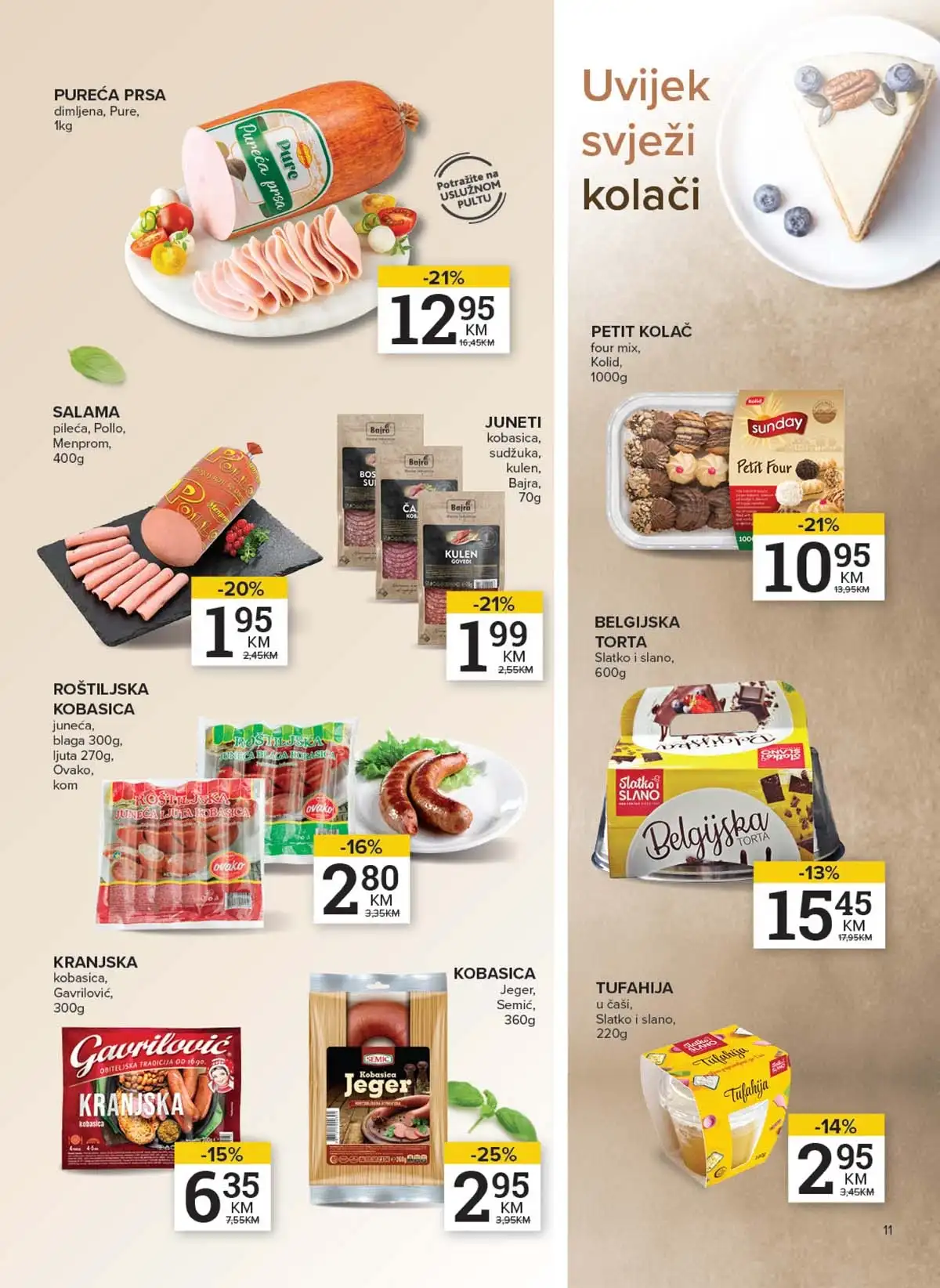 Konzum i Mercator akcija katalog sniženja do 04. aprila 2026 – strana 11