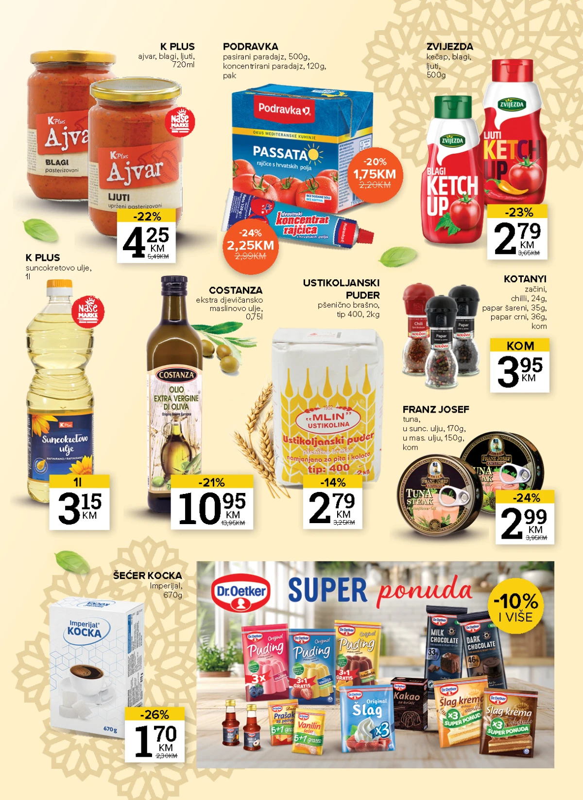 Konzum i Mercator katalog maj 2026 ajvar ulje i prehrambeni proizvodi akcija