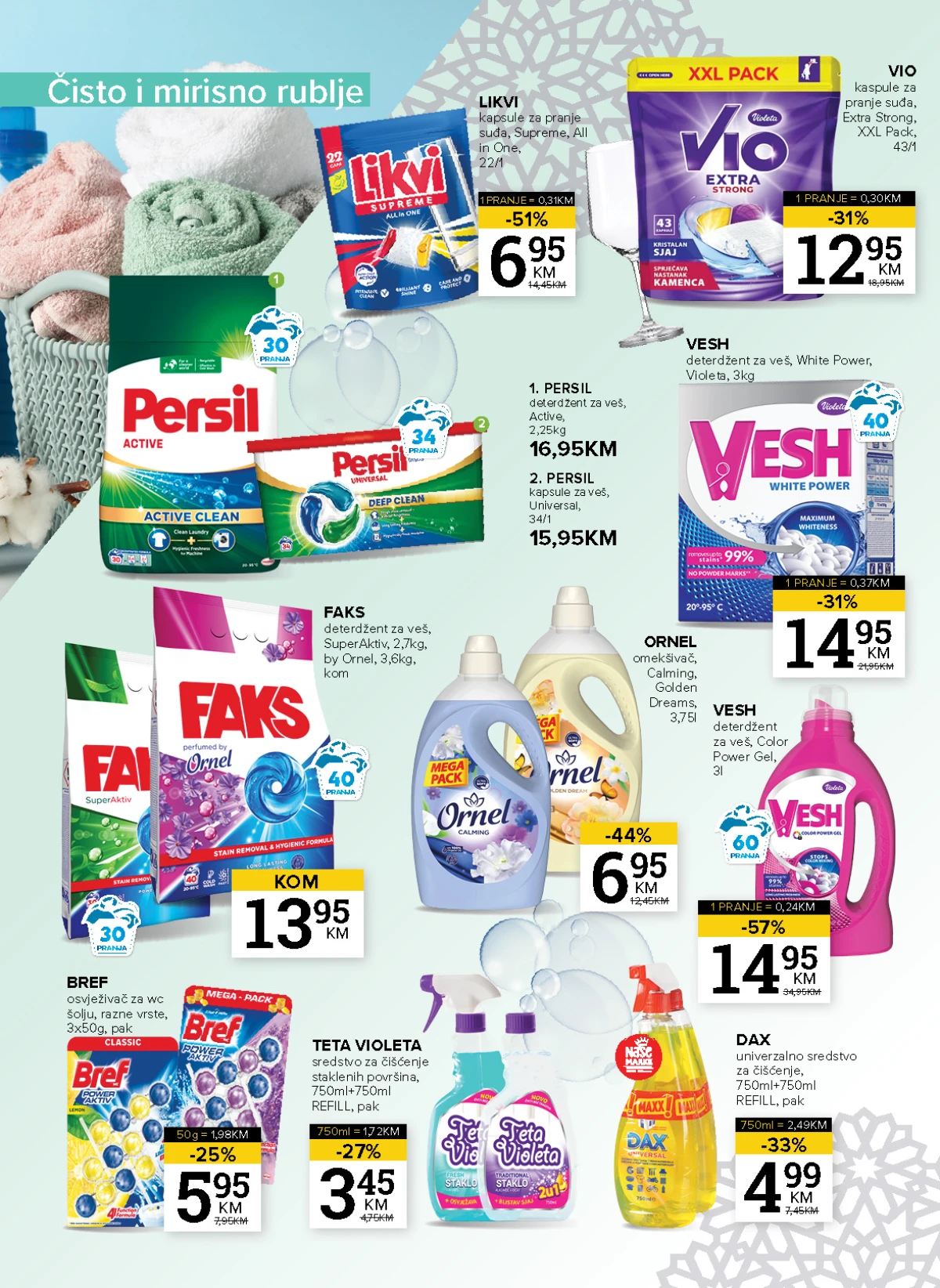 Konzum i Mercator katalog maj 2026 pekara i svježe pecivo akcija