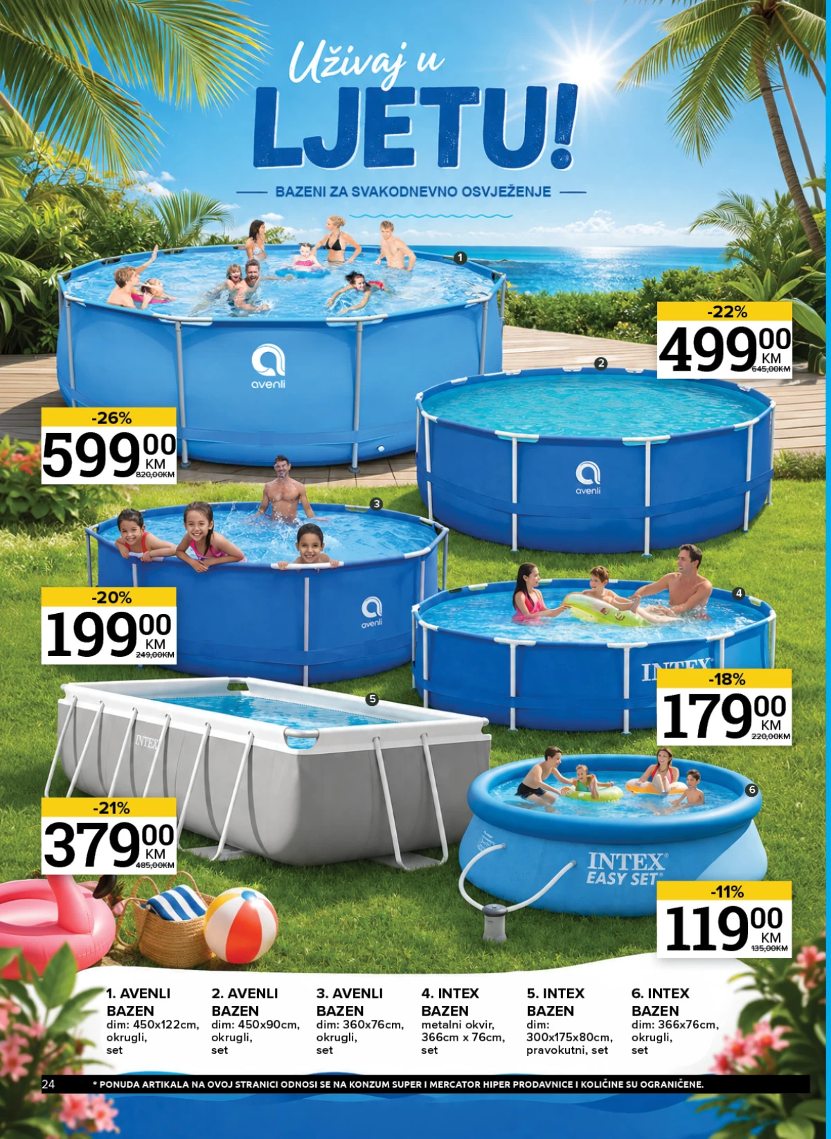 Konzum i Mercator katalog akcijskih ponuda do 27.07.2026. – stranica 24