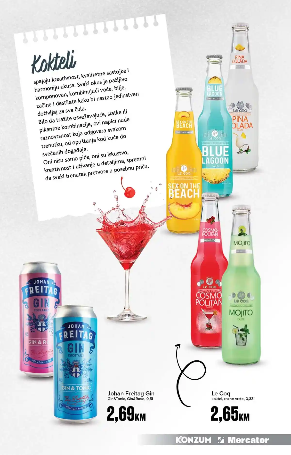Konzum i Mercator katalog pića strana 3