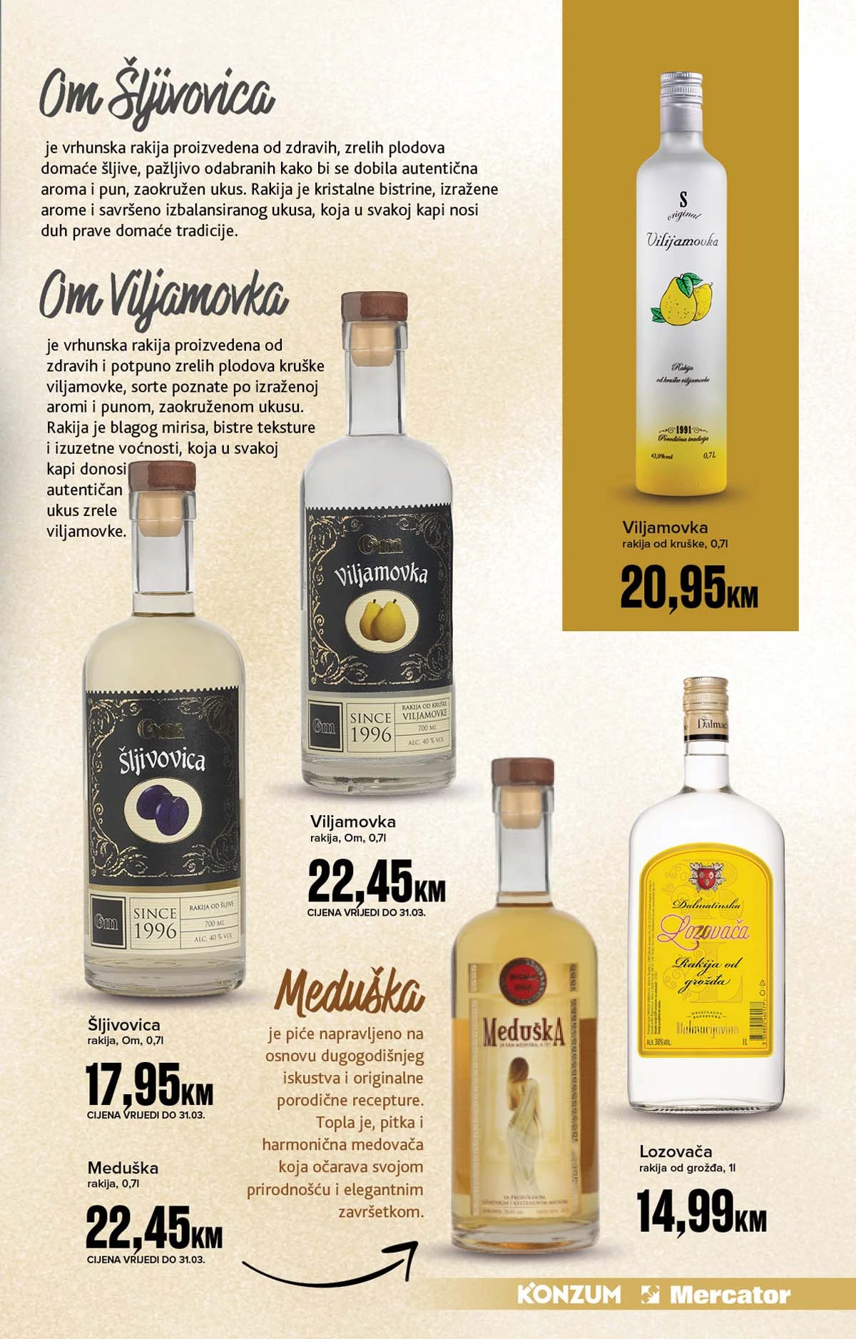 Konzum i Mercator katalog pića strana 9