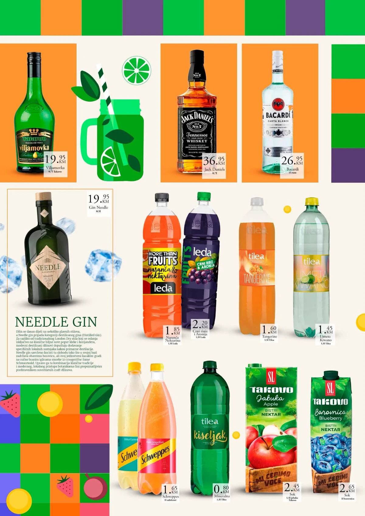 Namex ljetna akcija – premium pića, sokovi, mineralna voda i osvježavajući napici po akcijskim cijenama
