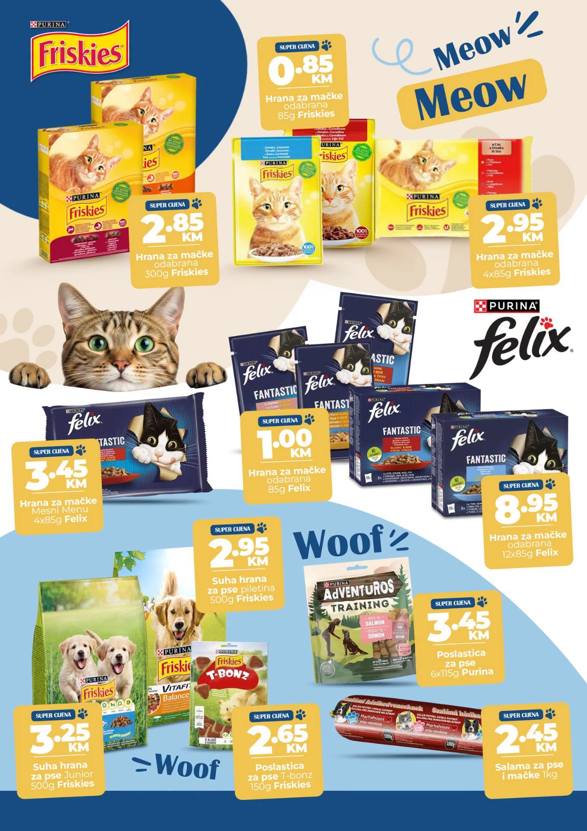 Namex Slatke šapice – Whiskas, Jungle, Friend, Wise Cat i Miglior Gatto po akcijskim cijenama