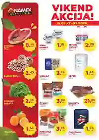 Namex vikend akcija katalog sniženja prehrana piće kućne potrepštine Bosna i Hercegovina do 21. marta 2026