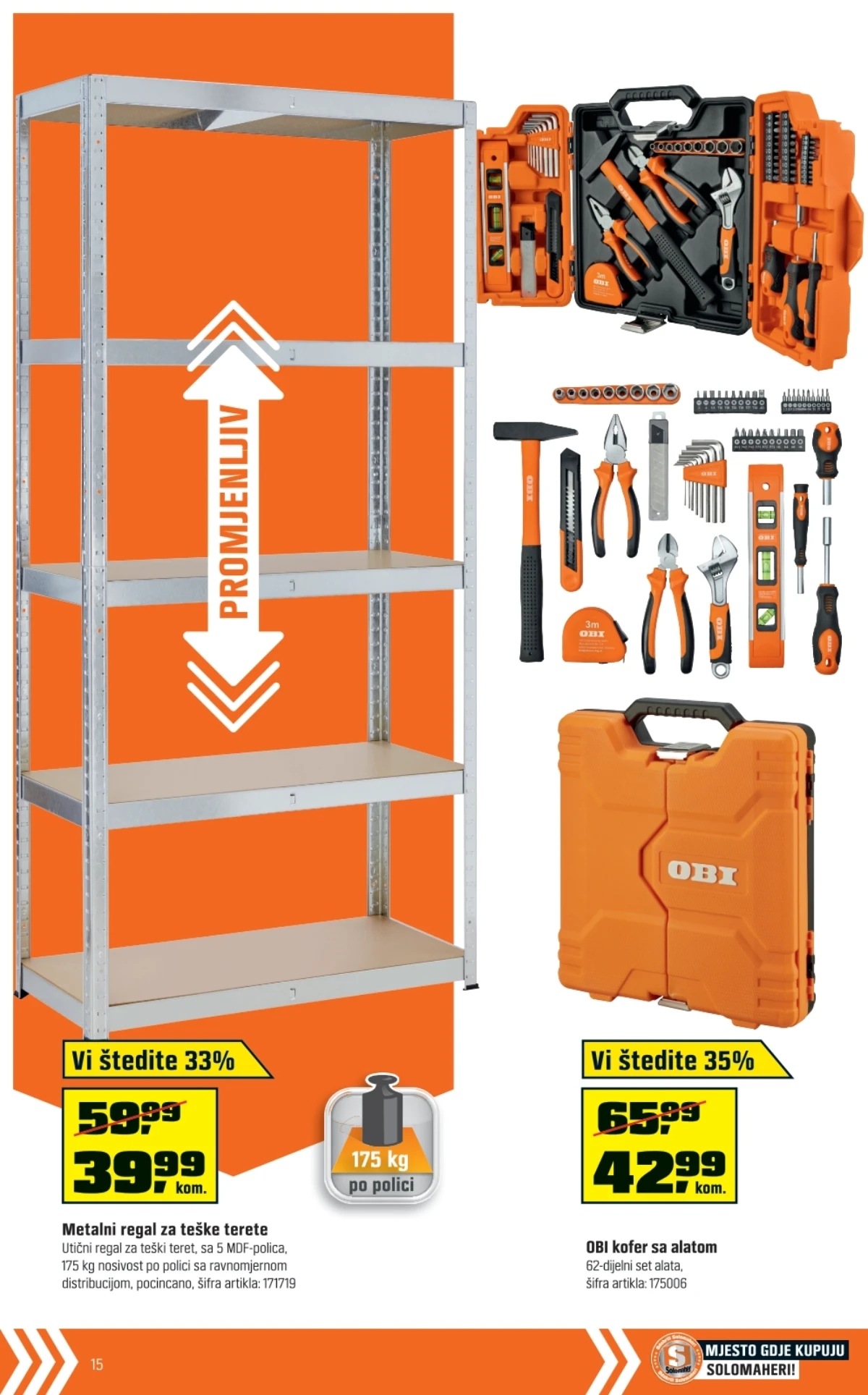 OBI katalog od 17.07. do 01.08.2026. – stranica 15