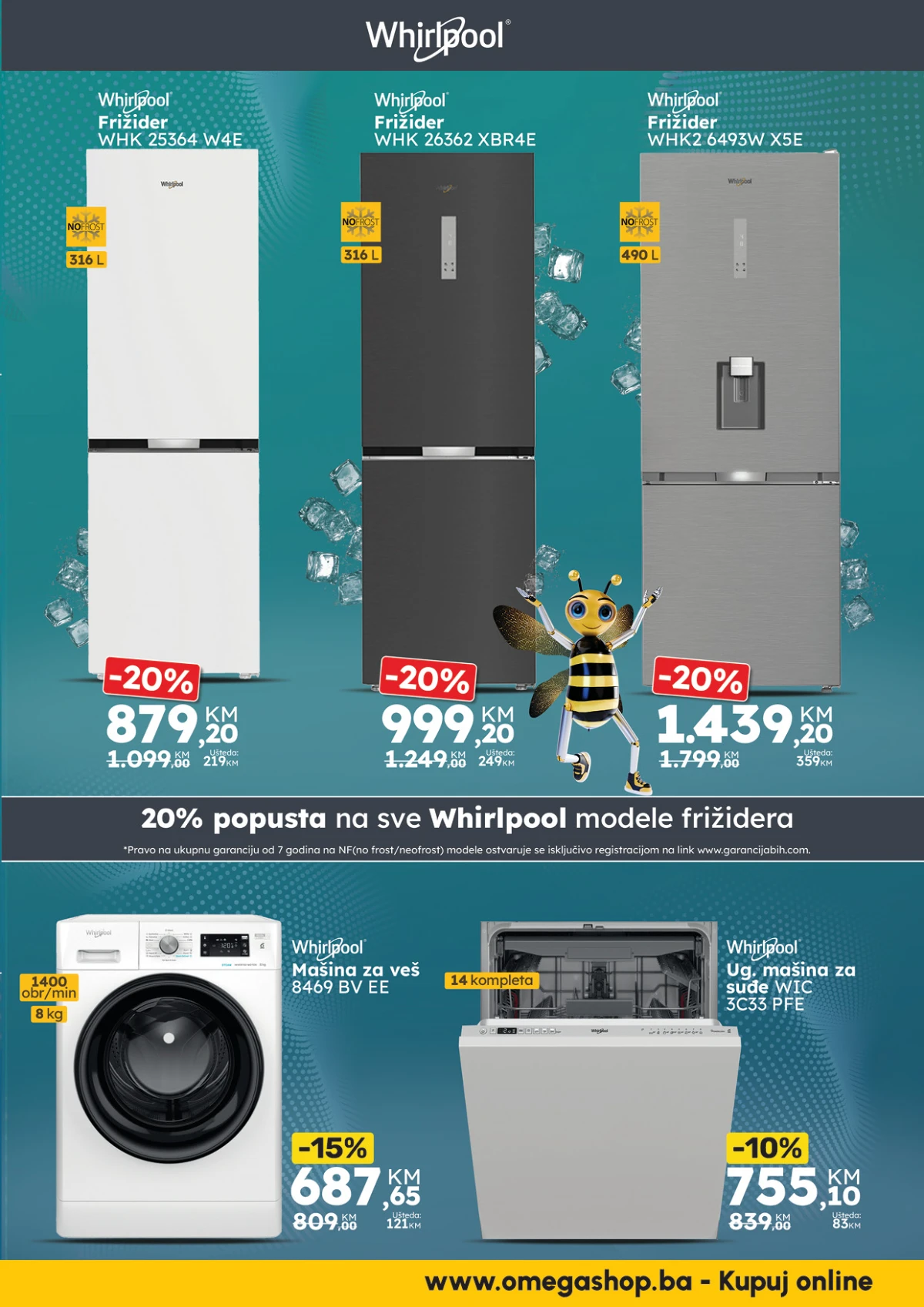 Omega Shop katalog – usisivači, pegla i mali kućanski aparati