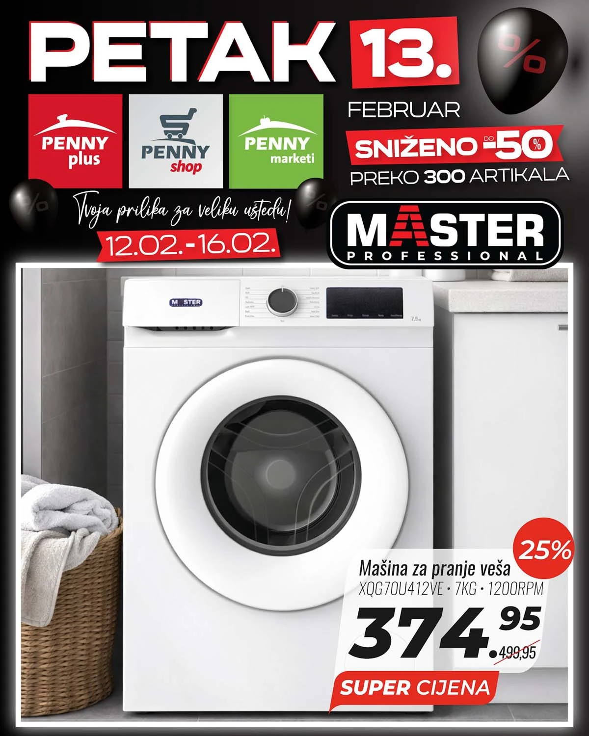 Penny Plus katalog akcija – Petak 13 specijalna sniženja prehrane i kućnih potrepština do 16. februara 2026