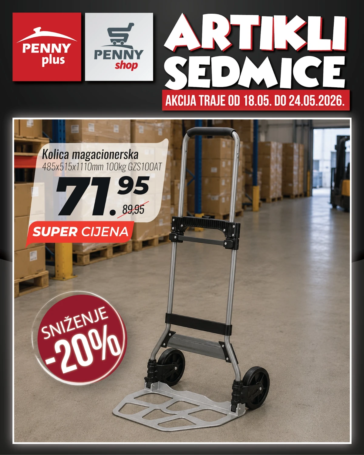 Penny katalog strana 8 – transportna kolica i sniženja