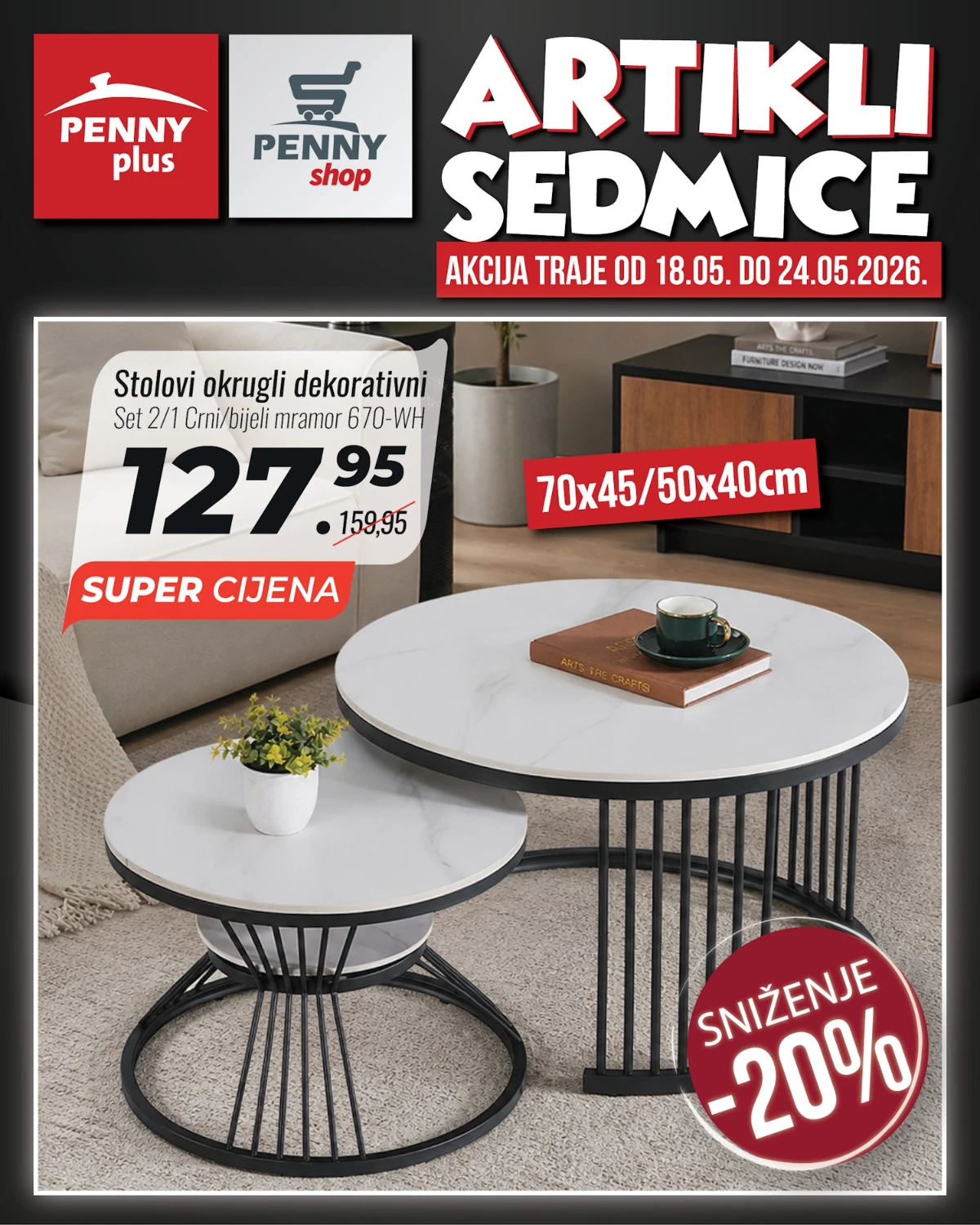 Penny katalog strana 10 – moderni stolovi za dnevni boravak