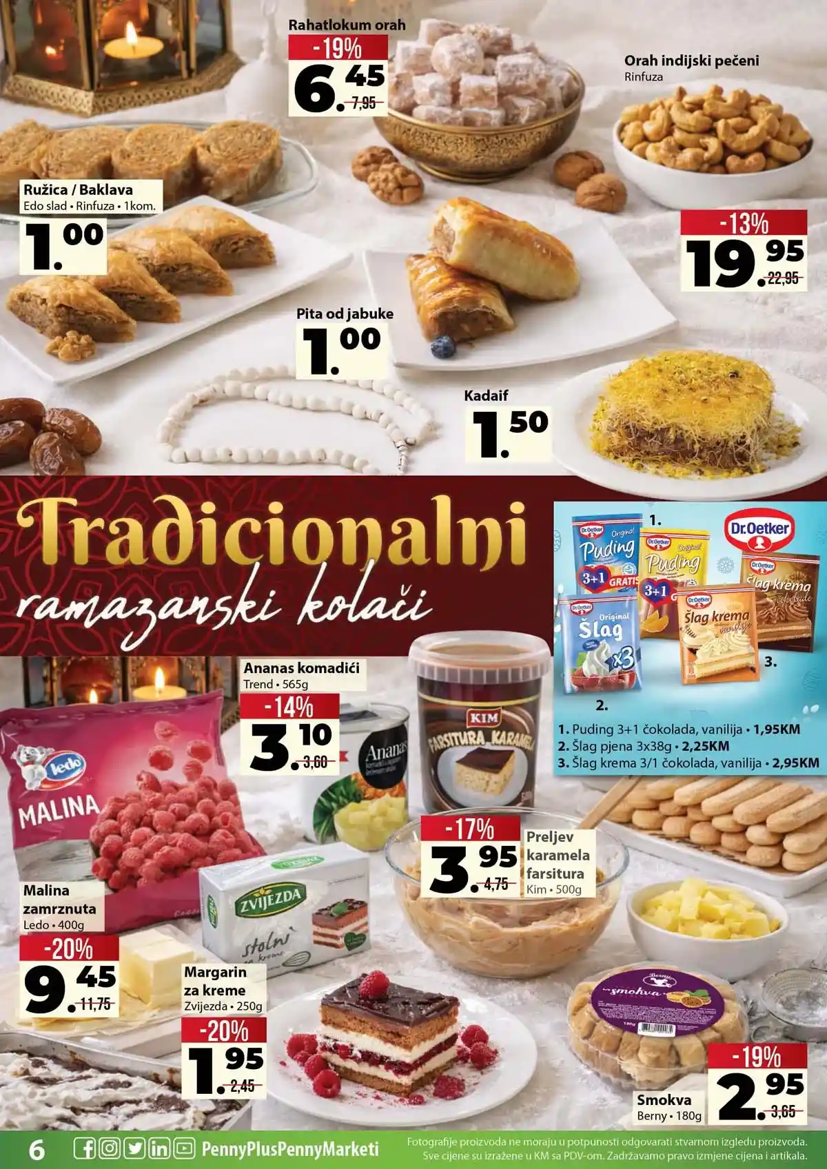 Penny Plus Okusi Ramazana katalog strana 6 – sokovi, voda i dodaci za iftar do 08. marta 2026.