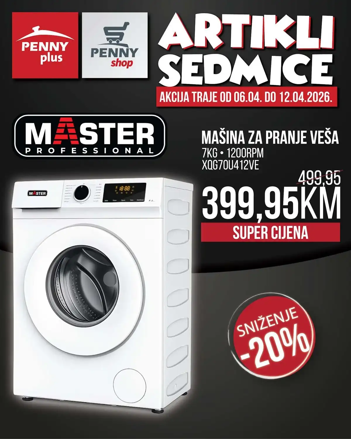 Penny Plus artikli sedmice – strana 1 Penny Plus katalog strana 1 – artikli sedmice do 12. aprila 2026