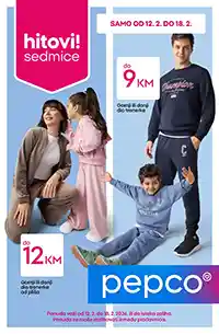 PEPCO Hitovi sedmice katalog – sniženja za dom, odjeću i porodicu