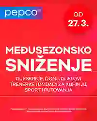 Pepco rasprodaja veliko međusezonsko sniženje 27.03.2026 odjeća i proizvodi za dom na sniženju