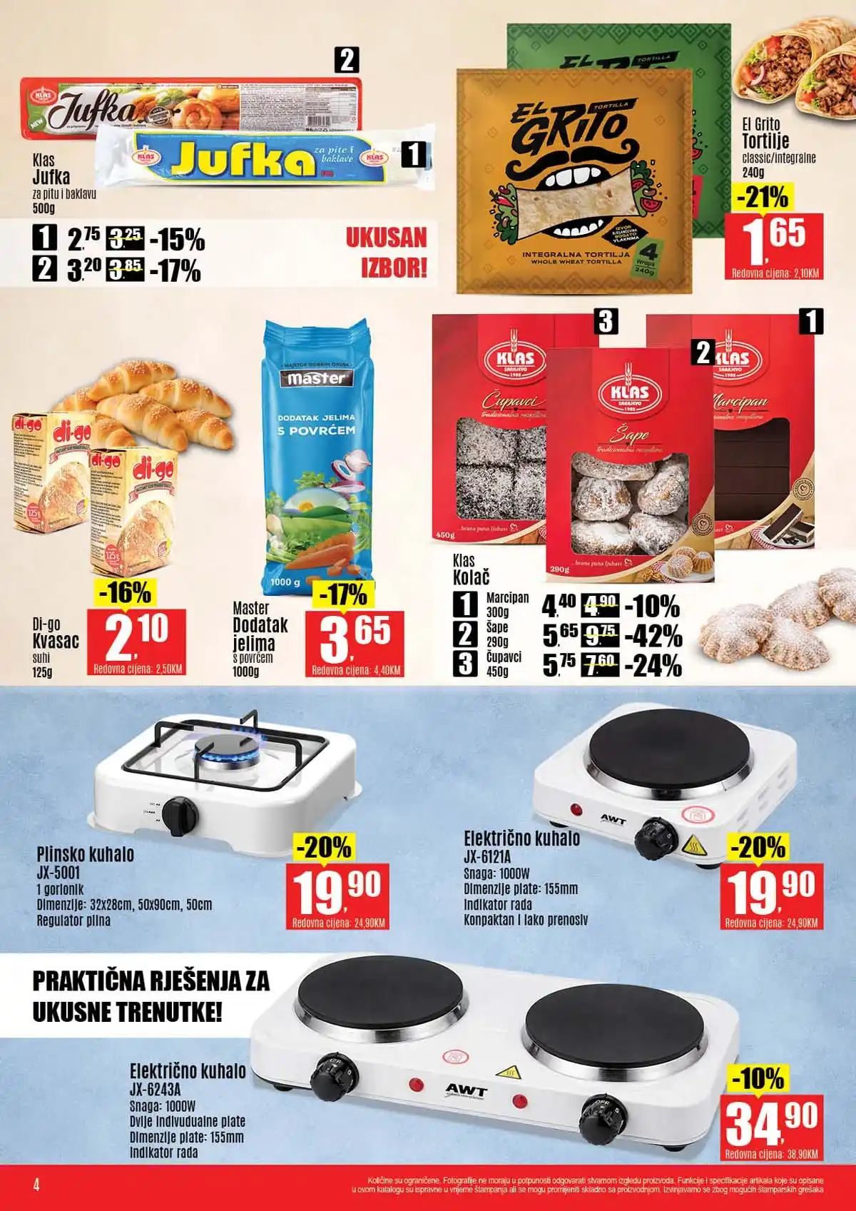 Robot katalog sniženja do 41 posto prehrambeni proizvodi april 2026 strana 4