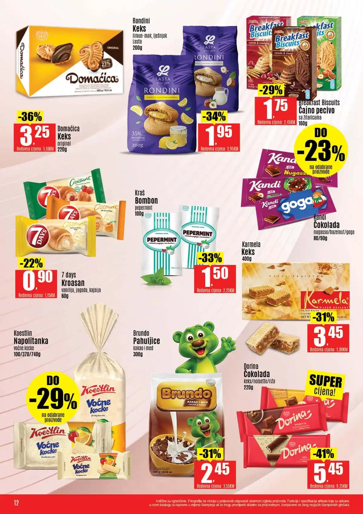 Robot katalog sniženja do 41 posto prehrambeni proizvodi april 2026 strana 12