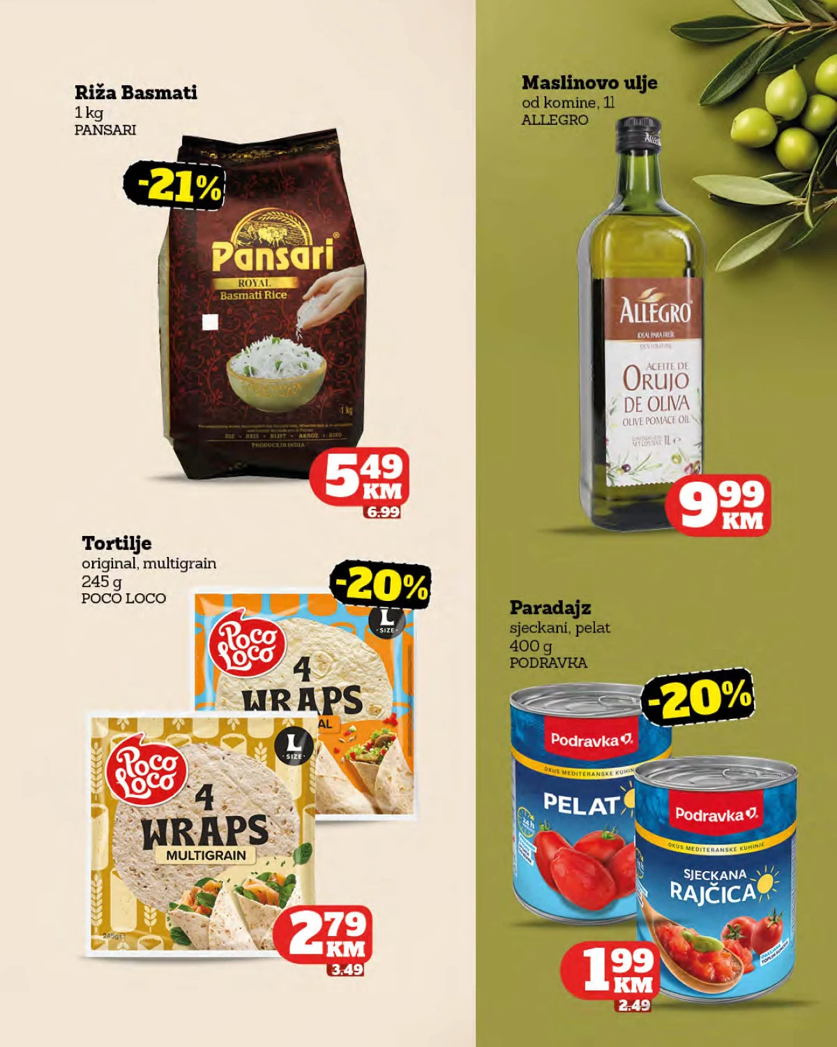 Moj Market katalog do 18.08.2026. – riža, tortilje, maslinovo ulje i paradajz | strana 13