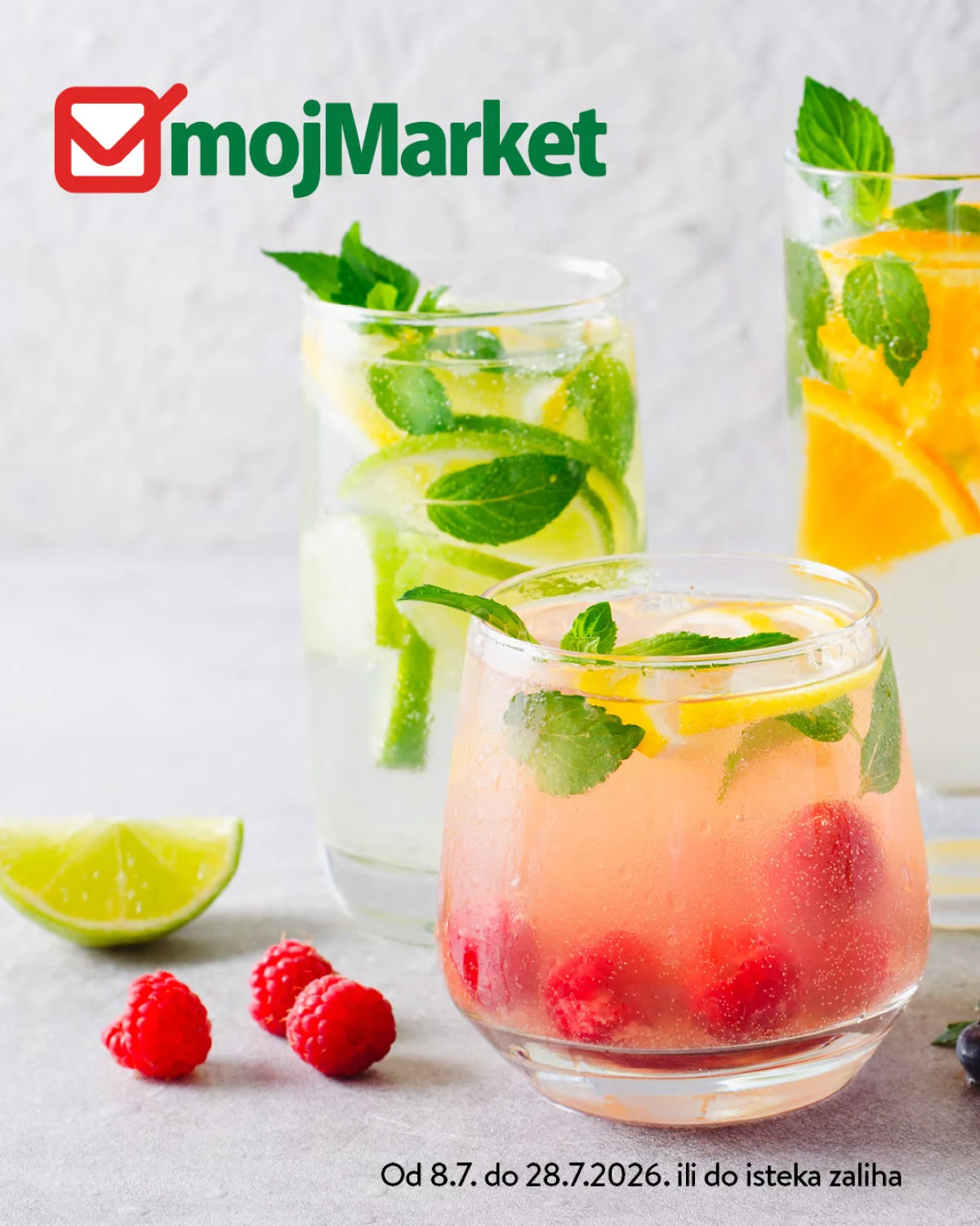 Moj Market katalog od 08.07. do 28.07.2026. sa popustima do 33% na prehranu i delikatese
