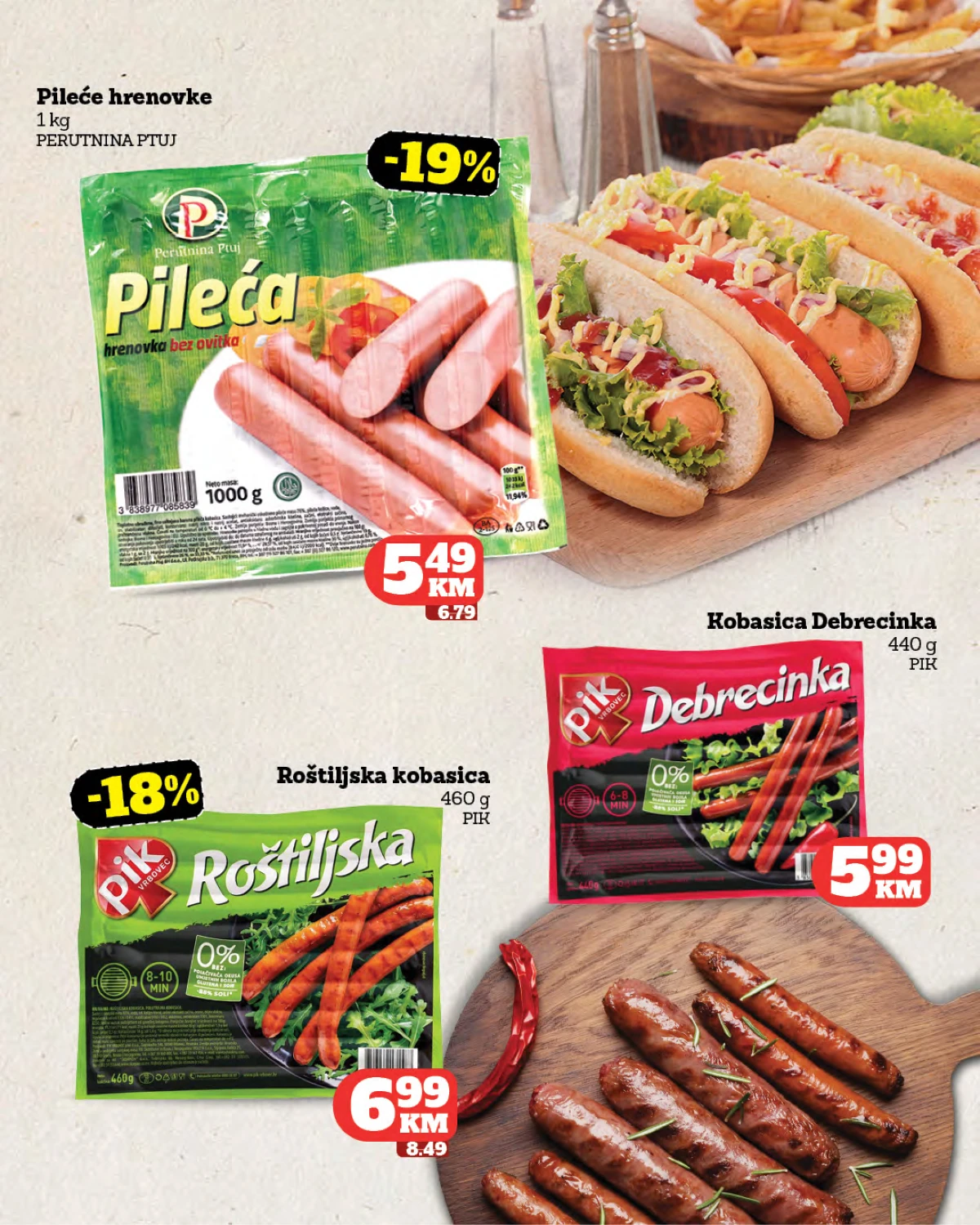 Moj Market katalog strana 7 – hrenovke i kobasice na akciji