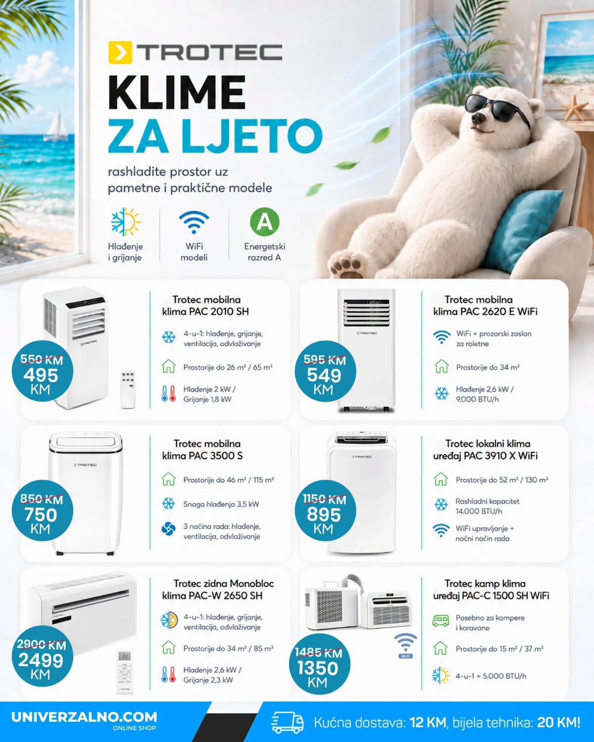 Univerzalno.com ljetni katalog – Trotec mobilne i zidne klime | Strana 4