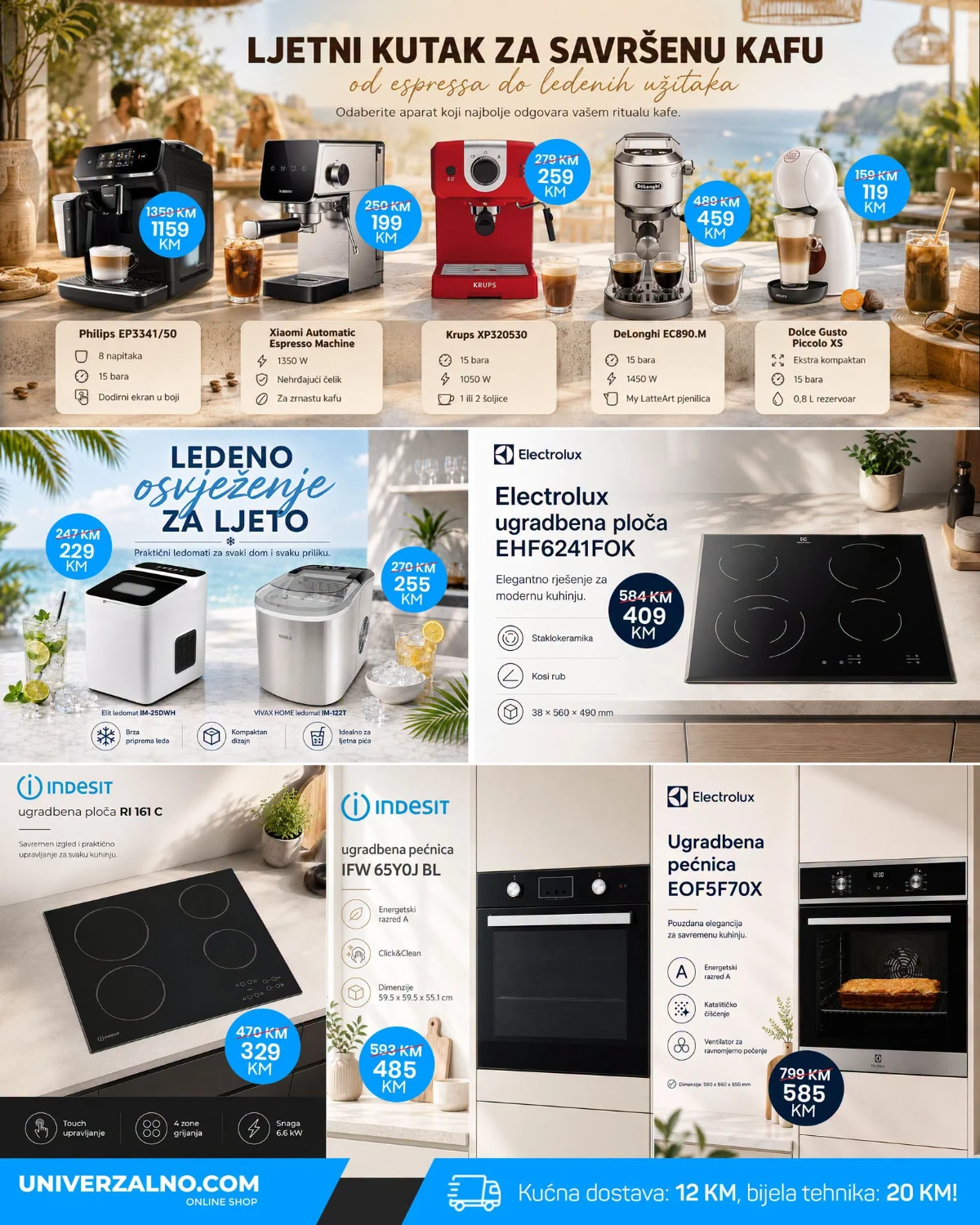 Univerzalno.com ljetni katalog – aparati za kafu, kuhinjski uređaji i ledomati | Strana 7